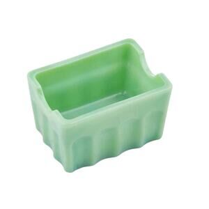 Jadeite Sugar Packet Holder Jadeite Glass Collection 3” Butter Pat Display
